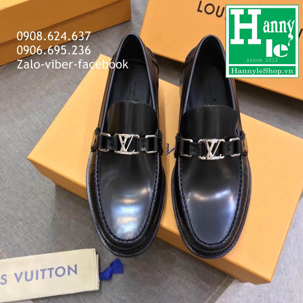 Giày lười Louis Vuitton Like Auth đế cao da nhăn mặt khóa trắng GLLV75 siêu  cấp like auth 99% - HOANG NGUYEN STORE™