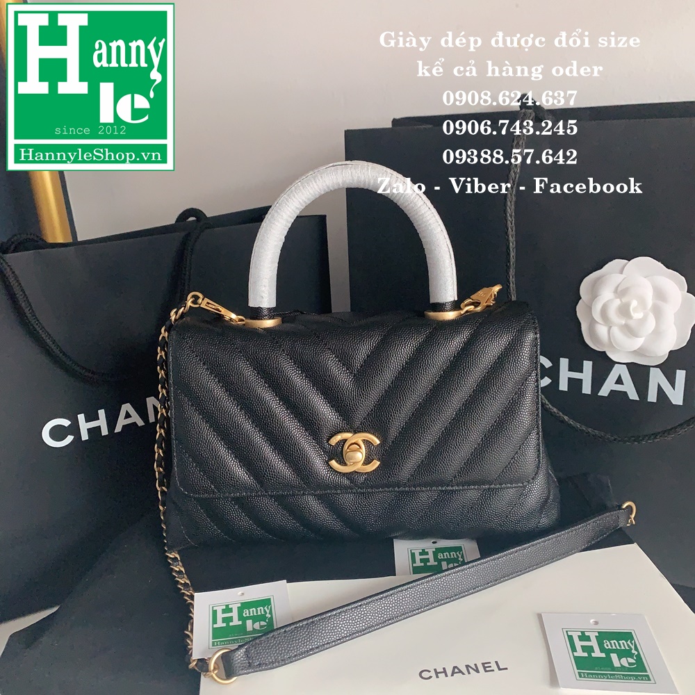 Túi Chanel CoCo 95 Handle Caviar 4982