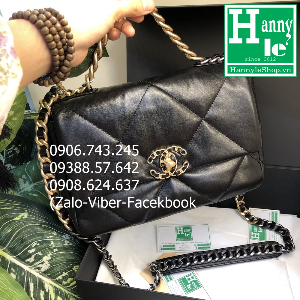 Túi xách Chanel Flap Bag 19 Size Medium 25 New 2019 224-1