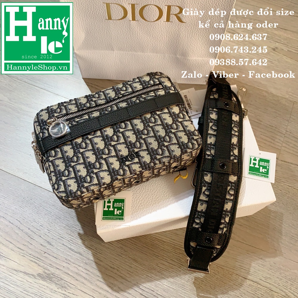 Túi đeo chéo Dior Oblique Bag siêu cấp da bò màu đen size 16cm  CD93306   Túi Xách Nữ Túi Xách Đẹp Túi Xách Giày Dép Nữ  Bước Thời Trang