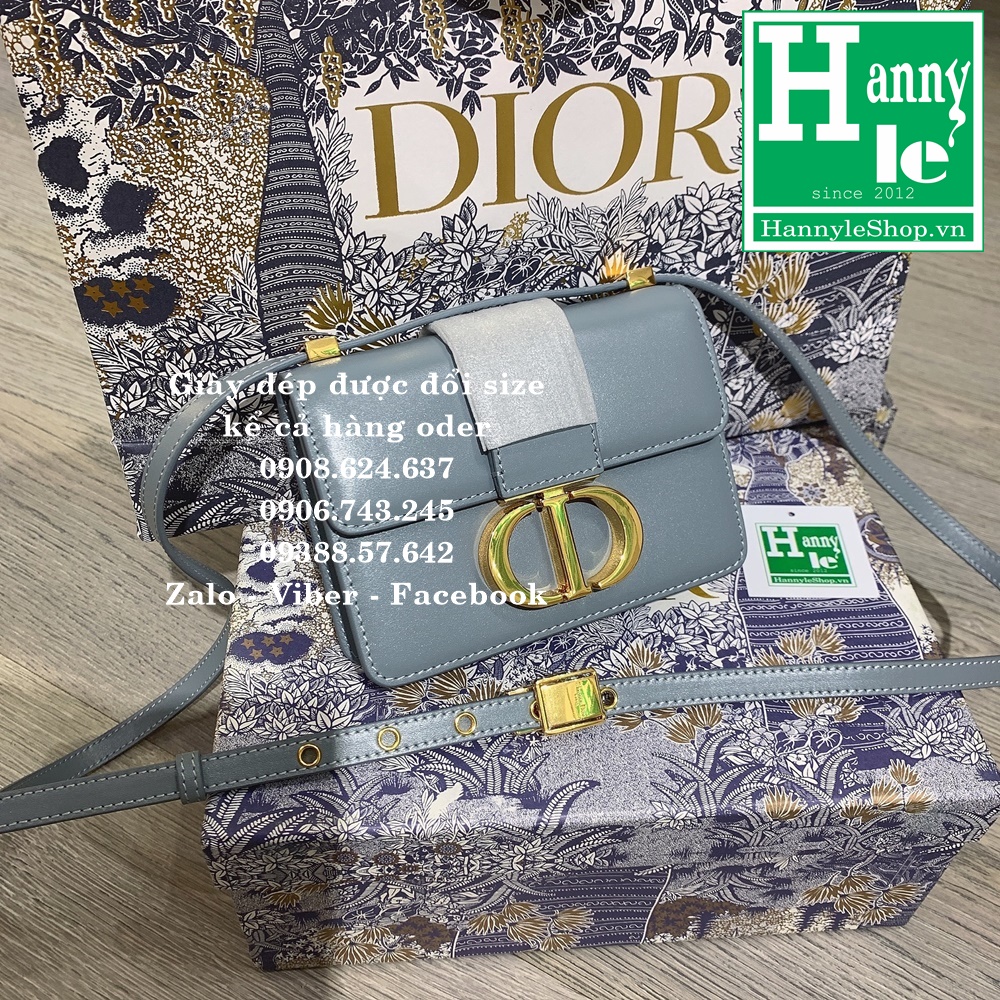 Dior Montaigne Mini Box Grey Luxury Bags  Wallets on Carousell