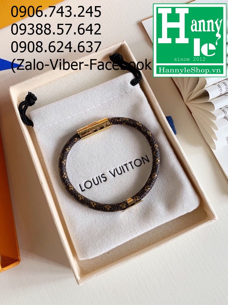 Vòng tay Lắc tay LV Louis Vuitton Monogram Siêu Cấp Vip Like authentic 15-1